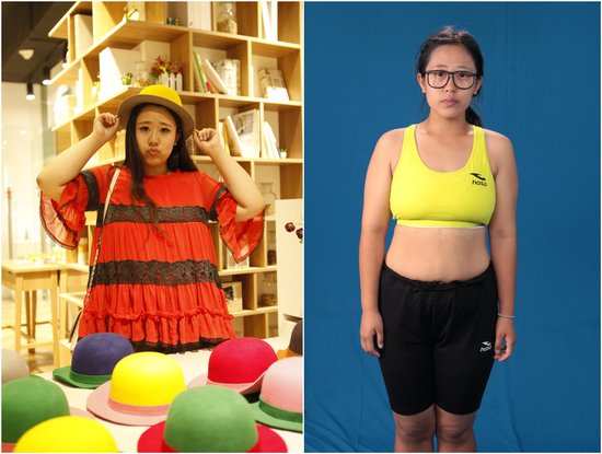 及偉佳減肥前后