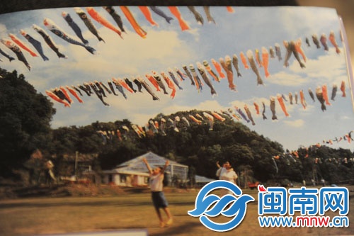 男孩節(jié)，藍天下飄舞的鯉魚風箏