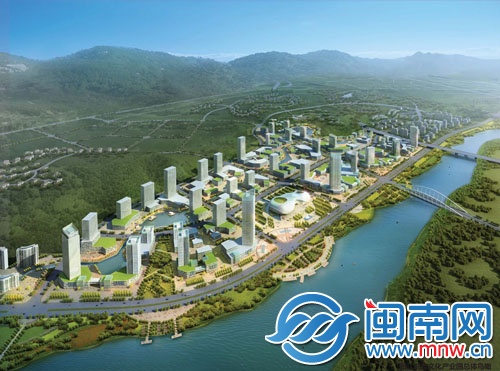 陽(yáng)江創(chuàng)意文化產(chǎn)業(yè)園總體鳥(niǎo)瞰圖