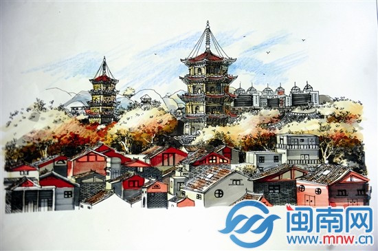 泉州的地標，東西塔