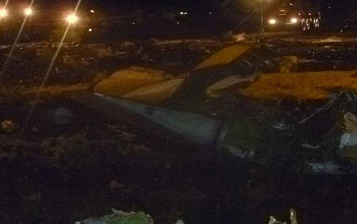 俄羅斯一架客機墜毀1