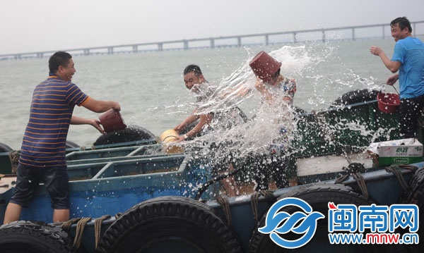 蚶江海上潑水節(jié)，千人歡樂大戰(zhàn)