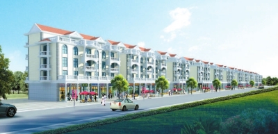 蓮美新村透視圖。