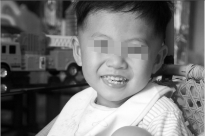 見到義工們，千千很開心。